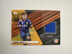 Frankie Amaya Relic Gold /50 - Topps 2021 MLS - FC Cincinnati - Picture 1 of 2