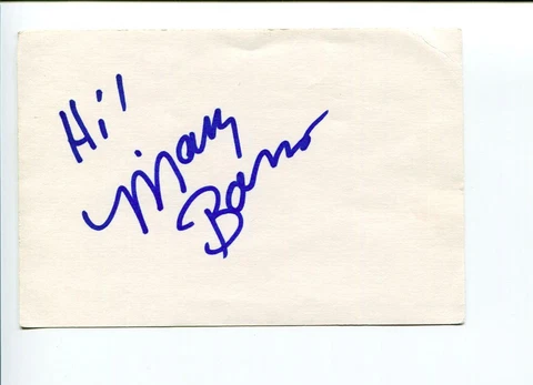 Mary Bono CA California US Representative Congress Sonny Wife Signed Autograph Cover