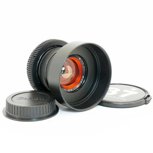 ⭐Canon EF⭐ Mir 1B 1V⭐37mm F2.8 Amber Anamorphic flare & Bokeh cine lens⭐ - Picture 1 of 11