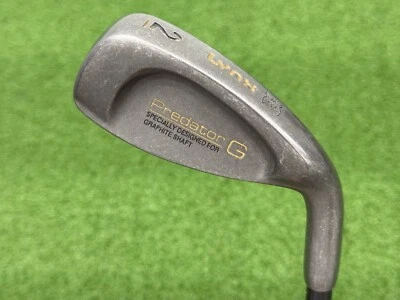 Juego usado Lynx Golf PREDATOR G (2) HIERRO DE CONDUCCIÓN para diestros grafito rígido flexible Foto 1 de 4