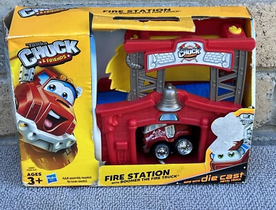 New Tonka Chuck & Friends Fire Station W/ Boomer The Fire Truck F5 - Image 1 of 4
