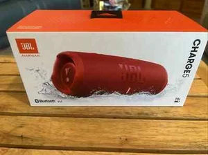 BRAND NEW SEALED JBL Charge 5 Portable Waterproof Bluetooth Speaker RED - Picture 1 of 1