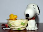 PEANUTS SNOOPY WOODSTOCK MAGNETIC SALT AND PEPPER SHAKERS BY WESTLAND CIB