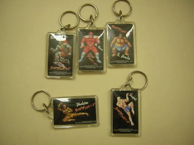 LOTE DE 5 LLAVEROS STREET FIGHTER 2 DE COLECCIÓN 1992 CON LICENCIA NINTENDO CAPCOM Foto 1 de 4