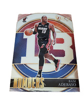 Bam Adebayo Basketball Card  2021-22 Select NUMBERS 4 Miami Heat NBA (C