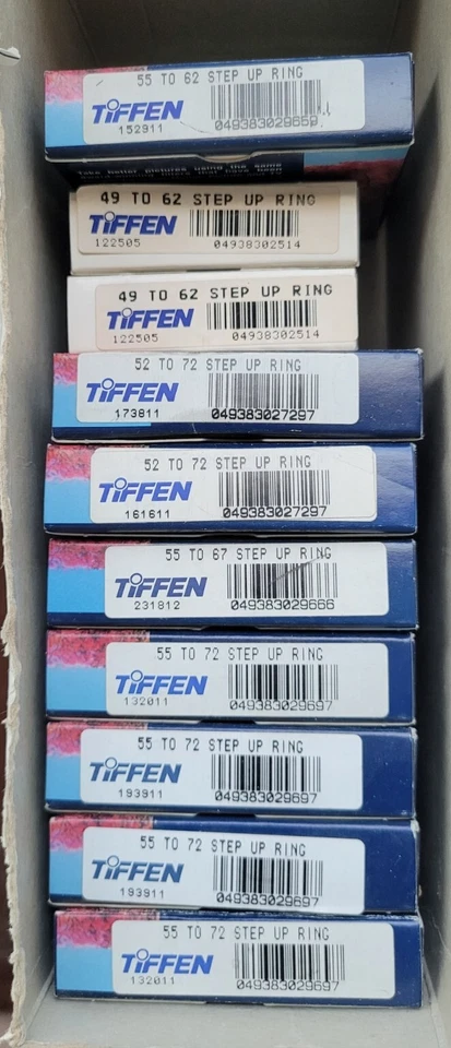 Tiffen Step Up Ring - BRAND NEW - Your Choice of Size - Image 1 of 1