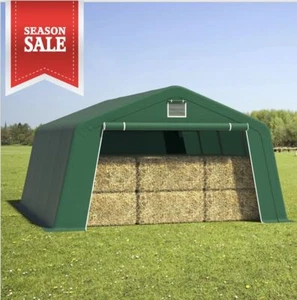 3,6 x 10 Zeltgarage Lagerzelt Auto Zelt Unterstand Heu Weidezelt TOP grün AKTION - Bild 1 von 11