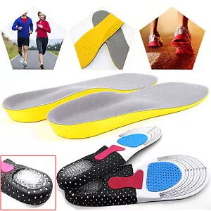 ZAPATOS ORTOPÉDICOS PLANTILLAS DE CONFORT ALMOHADILLAS ESPUMA VISCOELÁSTICA UNISEX ENTRENADOR PIE TACÓN - Imagen 1 de 16