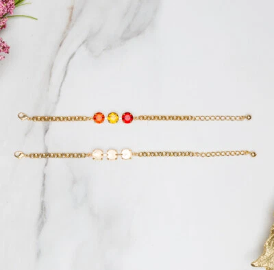 11 mm | Base de pulsera clásica de tres ajustes hágalo usted mismo | (#EB 106) Foto 1 de 2