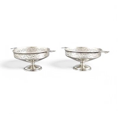 Par de compotas Art Deco Colonial plata Warner Brothers Delhi bon bon bon bon bon bon bon bon bon bon Foto 1 de 4