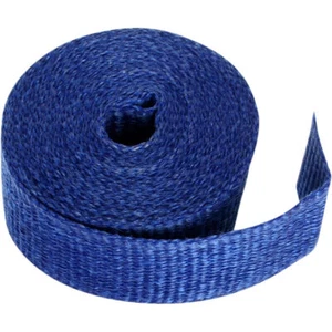 2" x 50' Roll Blue Vermiculite Exhaust Header Pipe Heat Wrap Tape - Made In USA - Picture 1 of 1