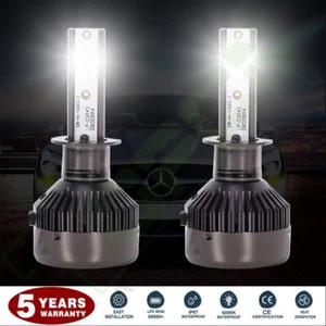 LED Headlights Kit White H1 1000W 150000LM 6000K Bulb High Low Beam - Picture 1 of 10