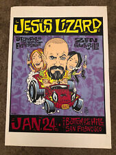 The Jesus Lizard Tour Poster Artist Alan Forbes Bottom of the Hill 1997