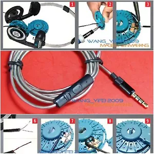 Replacement Silver Plated Audio Upgrade Cable KOSS Porta Pro Portapro Stereo PP - Bild 1 von 7