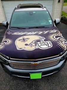 New Orleans Saints Auto Hood Cover |Sports Flags | Gift for Bucs Fans | Custom - Picture 1 of 5