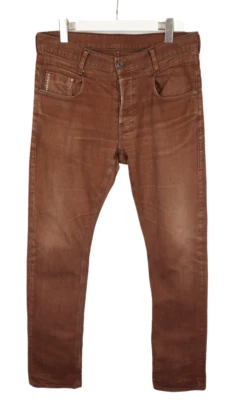 G-Star New Radar Slim COJ Jeans Herren W33/L34 Whiskers Verblichen Weinrot - Bild 1 von 4