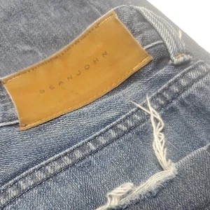 Jeans Sean John slim dritto Clayton taglia 34x32 distrutto/distressed - Foto 1 di 11
