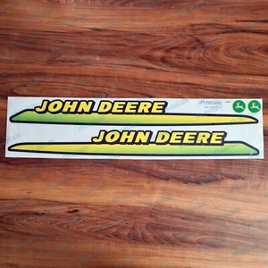John Deere Hood Top Stripes Decals Trim Kit AM122823 LT LTR 133 155 166 Stickers - Picture 1 of 2