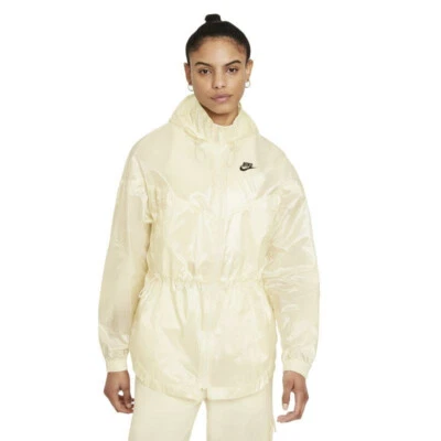 Nike Dri-Fit Ropa Deportiva Cortavientos Chaqueta Coco Leche Marfil Blanco Talla L CZ9739 Foto 1 de 4