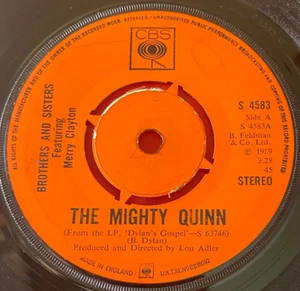 Brothers And Sisters/Merry Clayton The Mighty Quinn 7" UK ORIG 1969 Gospel VINYL - Imagen 1 de 6