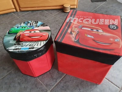 Disney Cars 2 Sitzhocker Stühle Hocker Stauraum Top - Bild 1 von 4