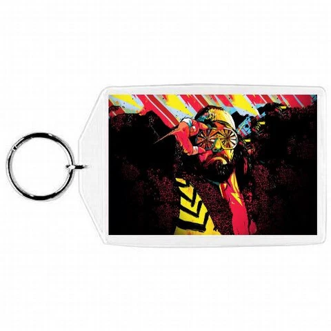 WWE WWF RANDY MACHO MAN SAVAGE WRESTLING KEYCHAIN / ORNAMENT #3 Cover