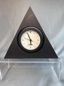 Triangle Alarm Clock 7 inches Dillard’s Triangle Clock  Retro Chic - Picture 1 of 7