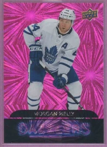 2020 20-21 UD SERIES 2 DAZZLERS PINK PARALLEL MAPLE LEAFS MORGAN RIELLY #DZ-92 - Picture 1 of 1