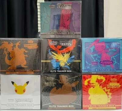 Pokemon ETB Elite Trainer Box Plastic Protector Case 5pc - Image 1 of 4