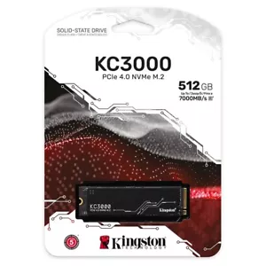 Kingston KC3000 512GB PCIe 4.0 M.2 NVMe Internal SSD - SKC3000S/512G - Bild 1 von 6