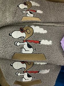  3 Piece SNOOPY RED BARON Towel Set -Bath Towel, Hand Towel and Wash Cloth!