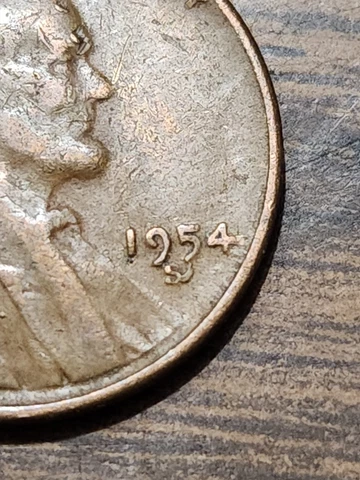 1954-S LINCOLN Wheat Cent SJ Variety Error * Cover