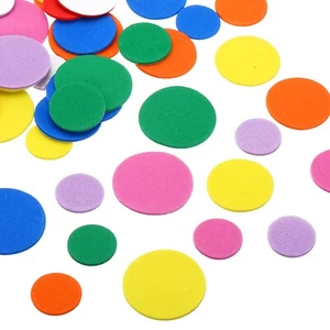 Foam Stickers,8Pack 328Pcs EVA Self Adhesive Foam Shape Stickers,Circle - Picture 1 of 6