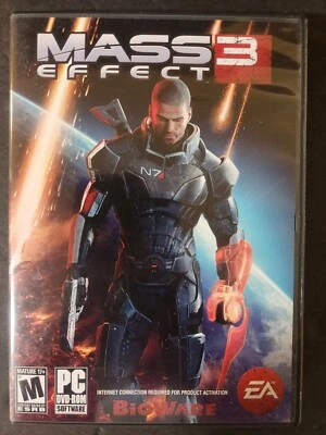 MASS EFFECT 3 PC GAME  2012 EA GAMES GREAT COMPLETE CONDITION - Image 1 of 3