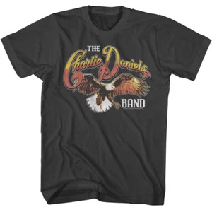 The Charlie Daniels Band Tricolor Flying Eagle Men's T Shirt Rock Tour Merch - Picture 1 of 3