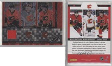 2010-11 Zenith Mozaics Single Materials Jarome Iginla Miikka Kiprusoff #4 HOF