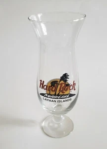 Hard Rock Cafe Cayman Island Hurricane Glass Cocktail Drink 9 1/4" Tall - Picture 1 of 3