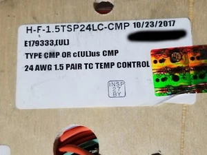 ADC Northflex 24/1.5P OAS Temperature Control Cable CMP Orange/Blue Stripe/100ft - Picture 1 of 6