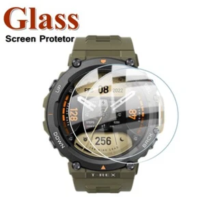 2 pièces pour protection d'écran en verre trempé Xiaomi Huami Amazfit T-Rex 2 T-Rex Pro - Photo 1 sur 6