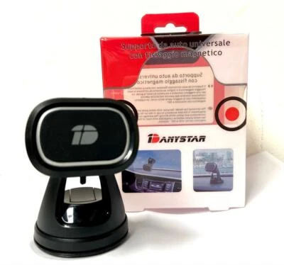 SUPPORTO MAGNETICO PER SMARTPHONE PORTA CELLULARE A VENTOSA PER AUTO UNIVERSALE - Immagine 1 di 4