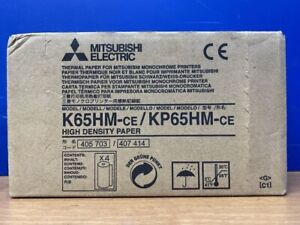 MITSUBISHI K65HM-CE / KP65HM-CE THERMAL PRINTER PAPER HIGH DENSITY 4 ROLLER /BOX