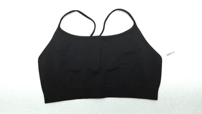 Gap Body Solid Seamless Unpadded Bralette Womens Black Size Medium - Image 1 of 4