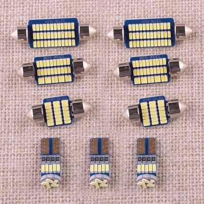 9x LED White Interior Lighting Canbus Package Kit Fit for Lexus RX300 1998-2003 - Image 1 of 4