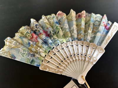 Fancy Hand Held Gorgeous Foldable Fan - Image 1 of 4