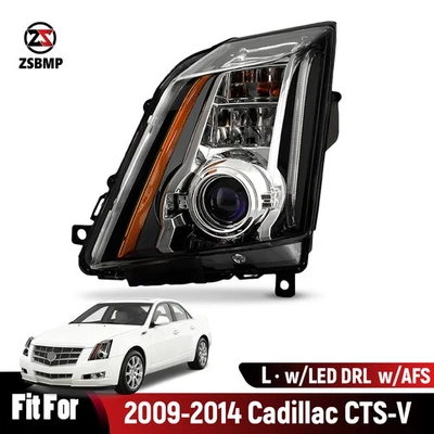 HID/Xenon Headlight For 2009-2014 Cadillac CTS-V Projector Left Driver Side - Image 1 of 4
