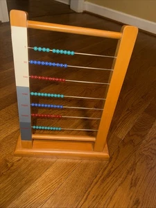 Großer Perlenrahmen MONTESSORI MATHE MATERIALIEN Homeschool - Bild 1 von 4