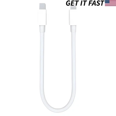 5 Pack 1FT USB-C to USB-C Fast Charging & Data Cable Type C Quick Charge, White - Image 1 of 3