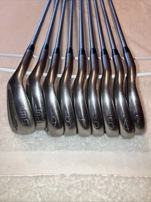 Maruman VERITY21 3-9 Irons Sw Pw Golf Club Left Handed Reg Steel Golf Pride Grip - Image 1 of 4