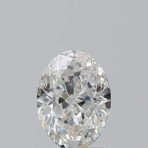 Corte ovalado 1 quilate certificado Diamante extraído natural AGI suelto color F SI1 claridad - Imagen 1 de 2