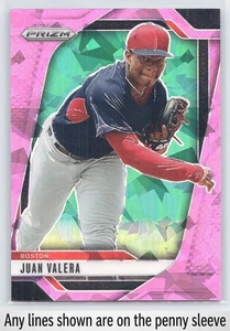 2025 Panini Prizm #215 Juan Valera Pink Ice Prizm - Foto 1 di 2